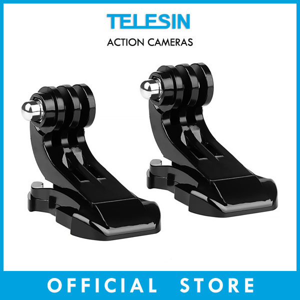 TELESIN 2PCS J-Hook Horizontal Buckle Mount Adapter for Action