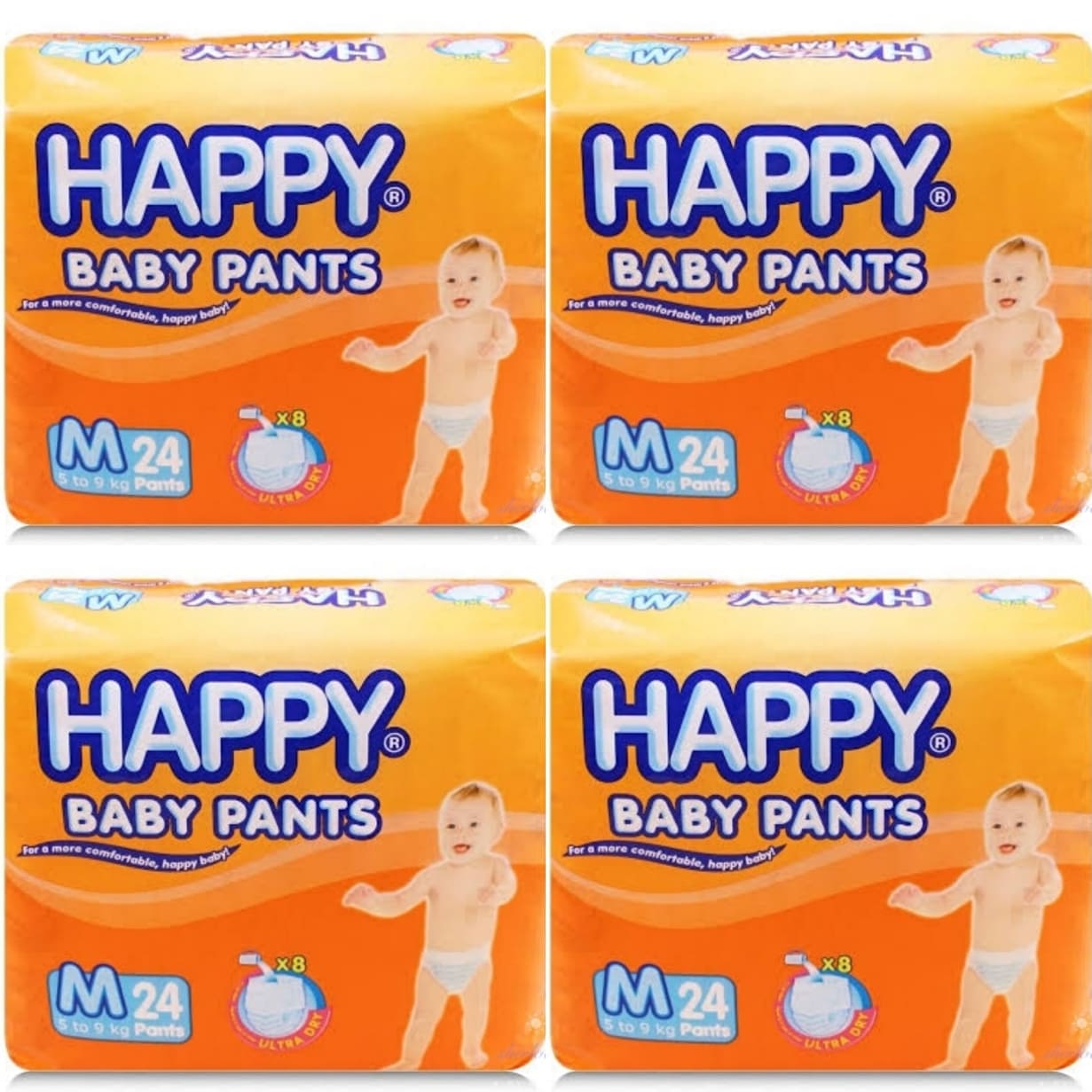 Happy Diaper Pants XL 12's