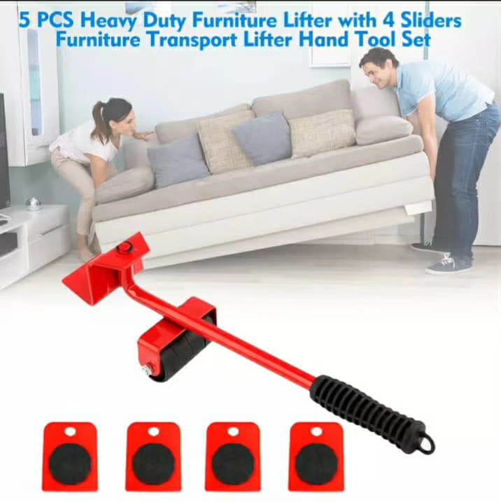 5Pcs Heavy Duty Furniture Lifter Transport Tool Set Heavy