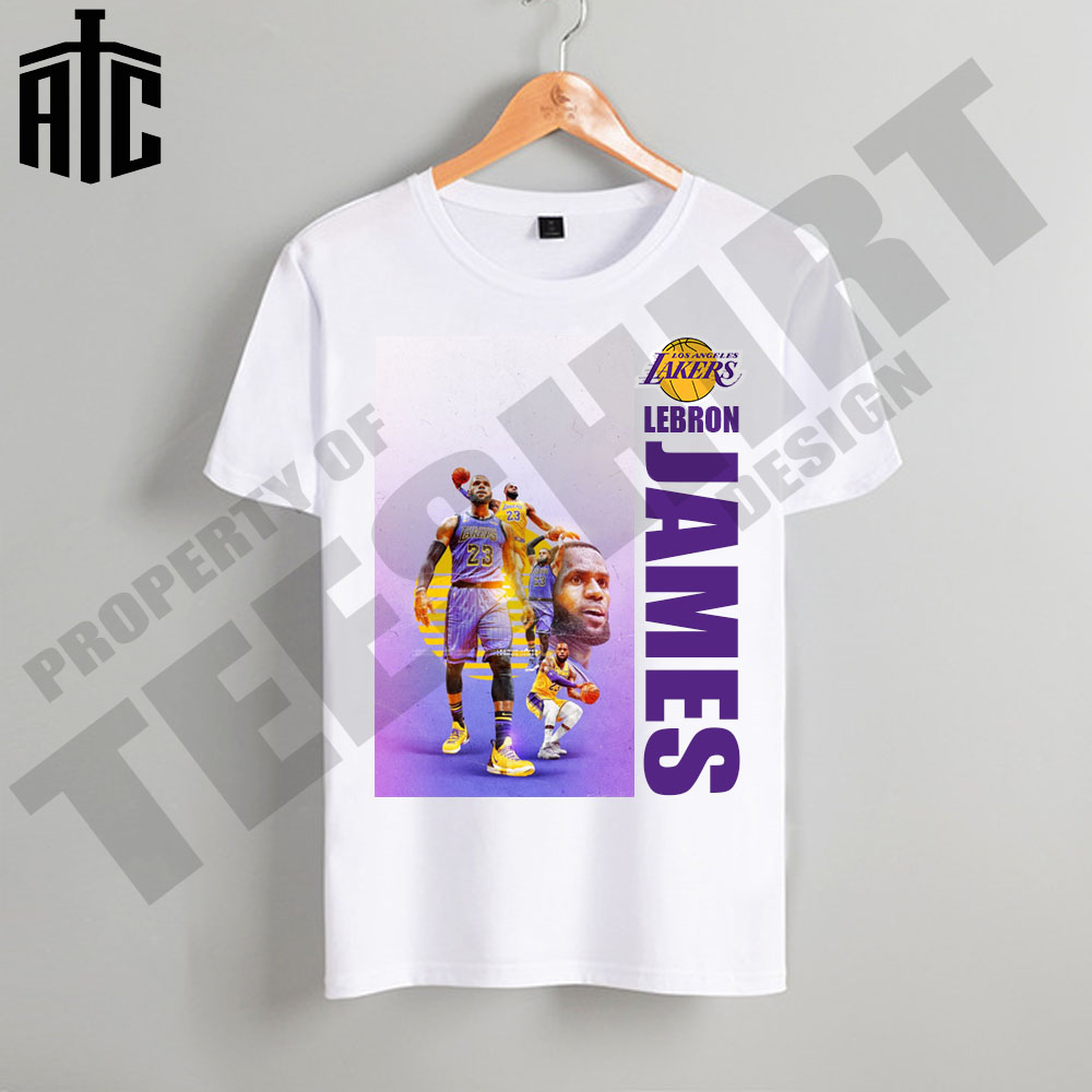 LeBron James Lakers Nike Dri-FIT NBA T-Shirt.