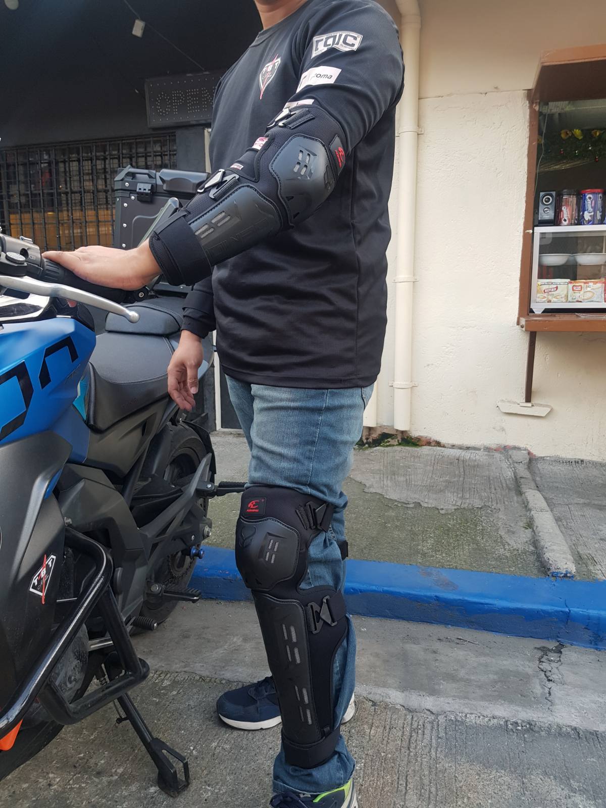 Komine Demon Elbow & Knee Pads Riding Pads / Komine Riding Gear/ Komine