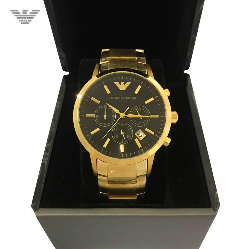 Introducir 82+ imagen emporio armani mens gold watch - Abzlocal.mx