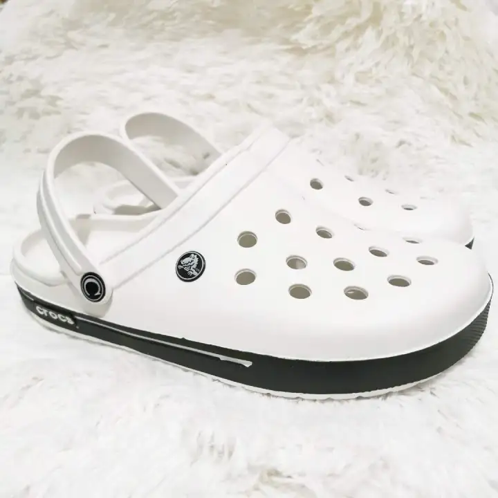 white non slip crocs