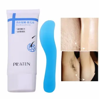 Pilaten Painless Depilatory Hair Removal Cream Tube 100g Hair