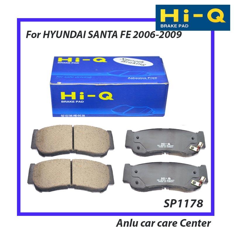 Fits:Hyundai Santa Fe 2013 6 CYL Front /& Rear Sangsin HI-Q Premium Ceramic Pads