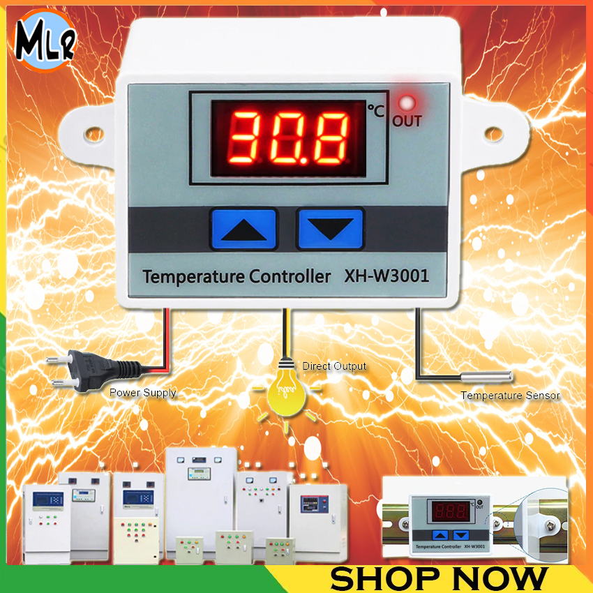 Men S Xh W3001 Multifunction Digital Temperature Controller Ac110 2v Thermostat Control Switch White Lazada Ph