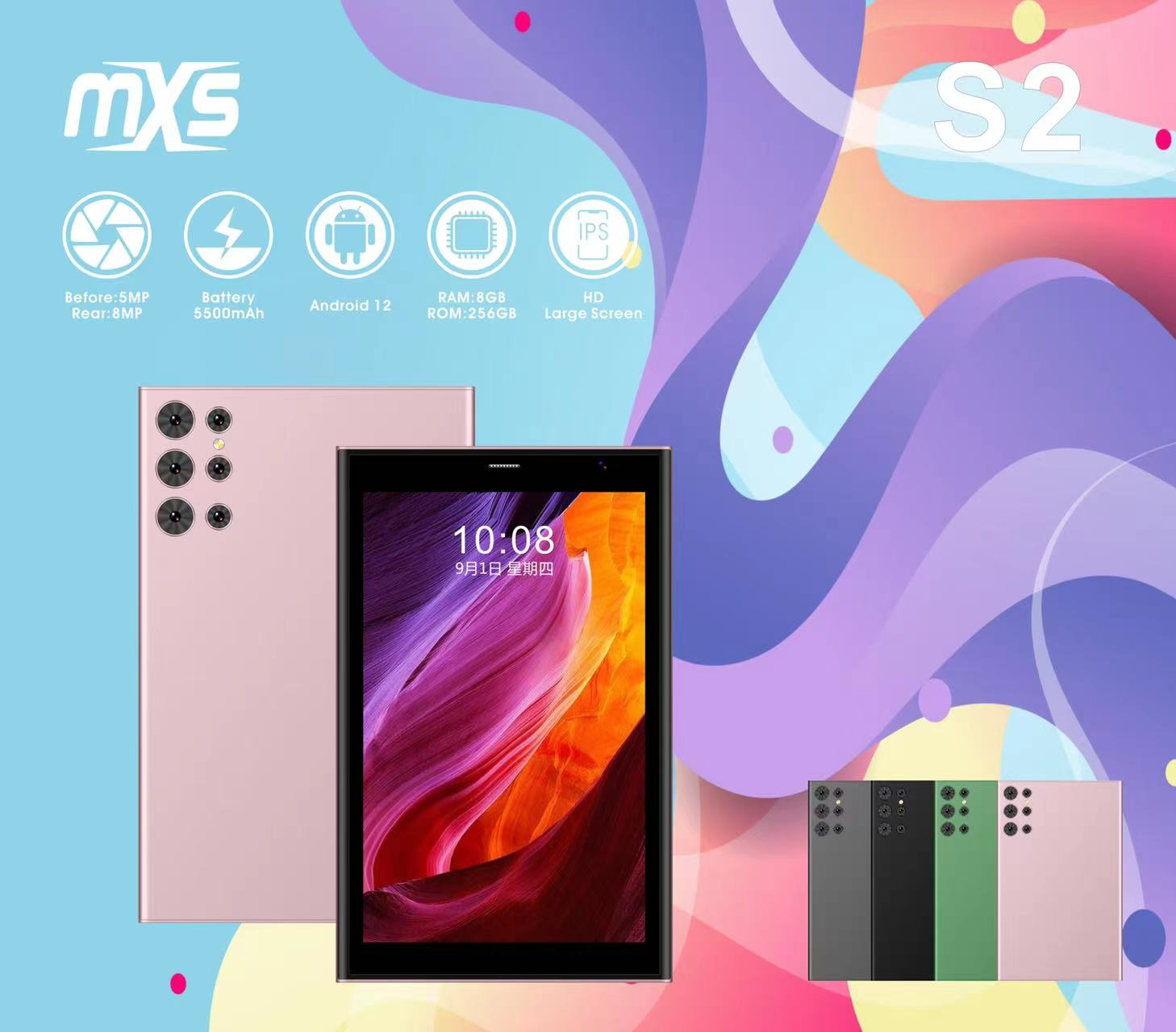 【24H issued+Gifts】Realme tablet 8+256GB Android Tablet Large Screen PC