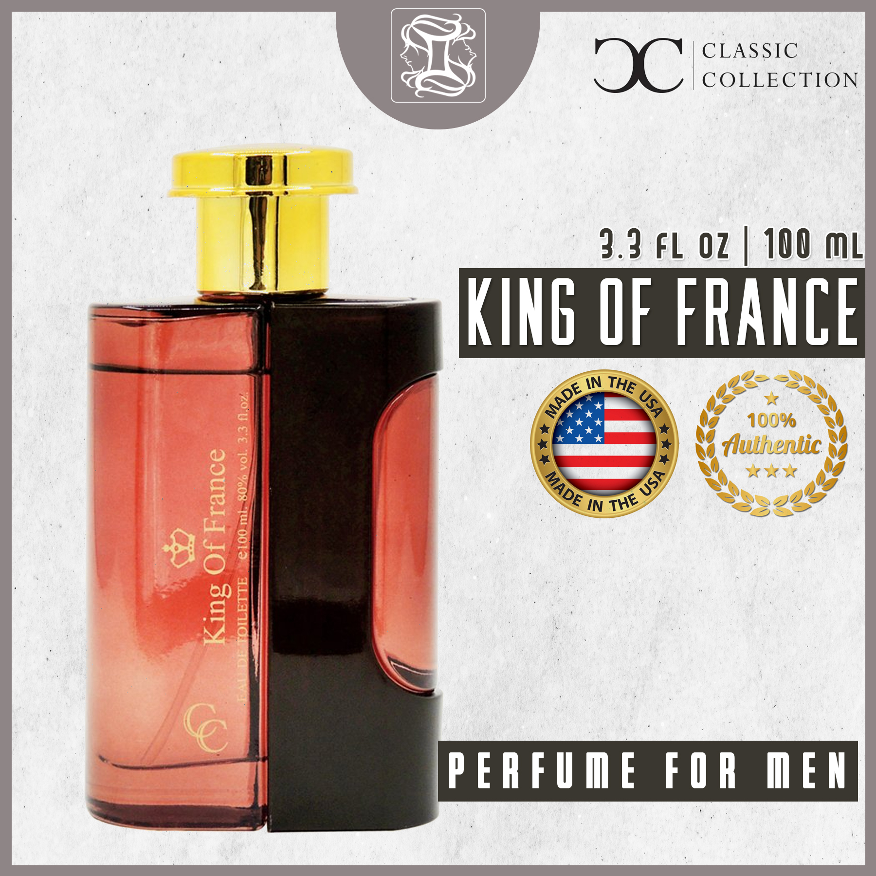 Buy CLASSIC COLLECTION KING OF FRANCE Eau de Toilette 100 ML (For MEN)  Online at Low Prices in India 