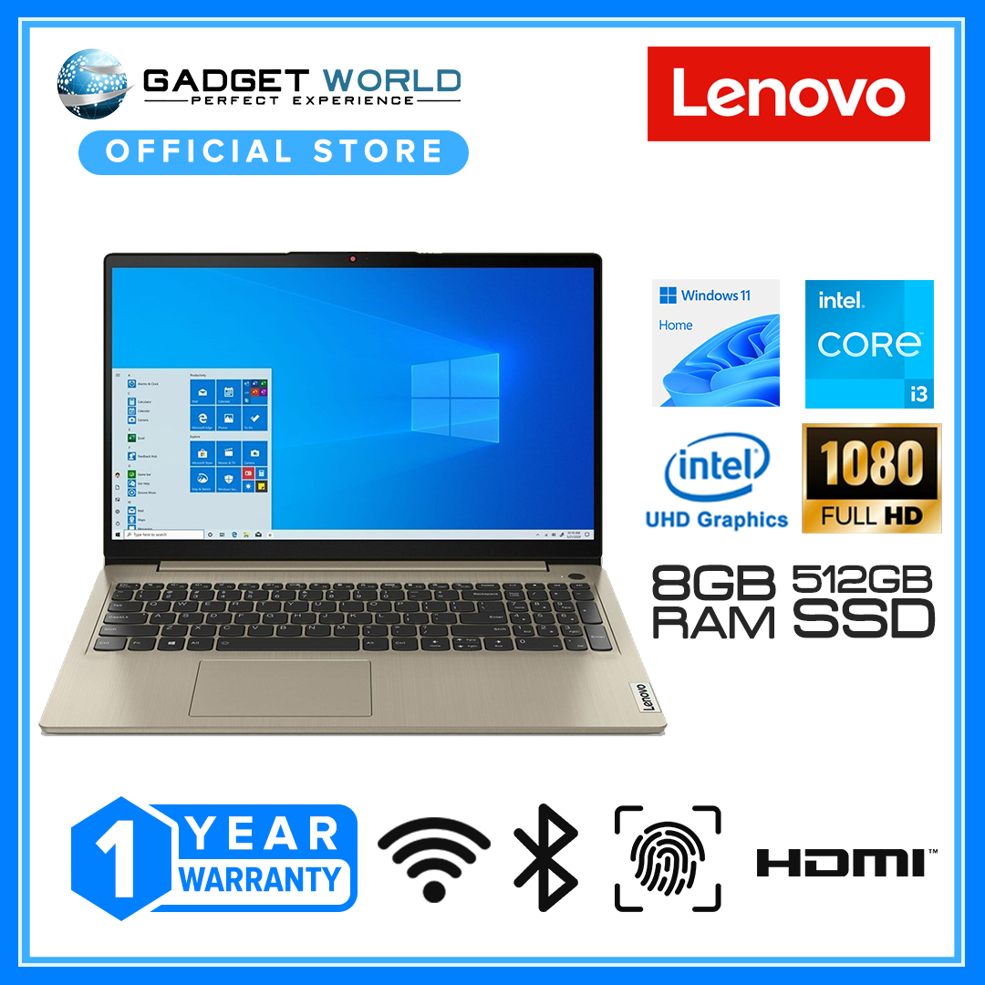 Lenovo Ideapad 3i 15.6" Touch Screen Laptop, Intel core 131115G4 8GB