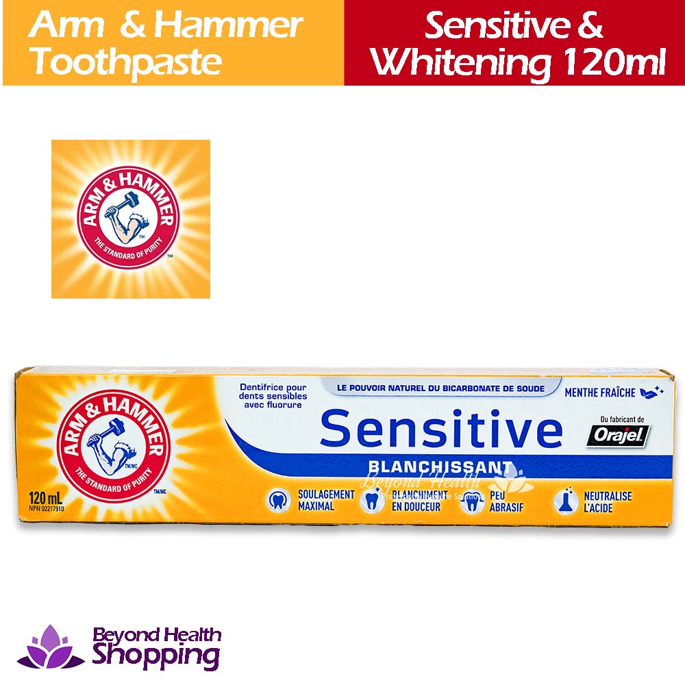 Arm & Hammer Sensitive Toothpaste Whitening Fresh Mint 120ml Lazada PH