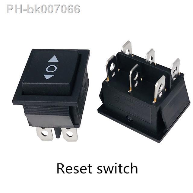 1pcs 220V Self-locking /Self-reset KCD4 Rocker Switch Power Switch 3 ...