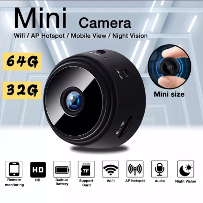 【COD】[ReadyStock] A9 pro cctv camera Wireless cctv camera connect to cellphone mini camera for sex hd smart camera mini camera spy connect to phone hidden cctv camera connect to cellphone cctv wifi wireless outdoor waterproof cctv camera for house