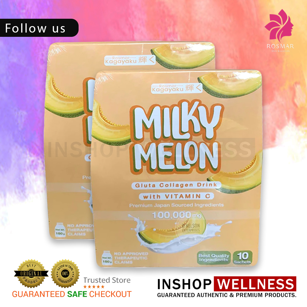 Rosmar Kagayaku Milky Melon Collagen Drink (2 boxes) Lazada PH