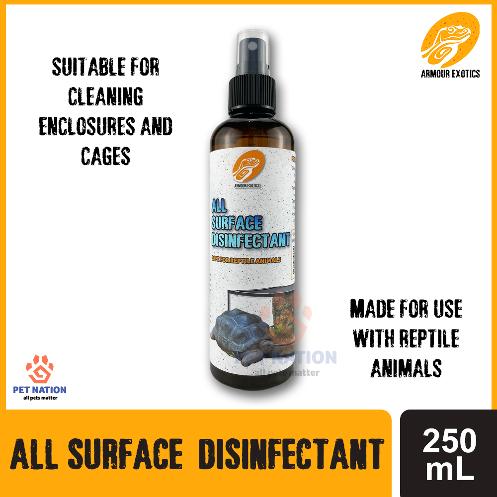 Armour Exotics All Surface Disinfectant 250mL Reptile Disinfectant