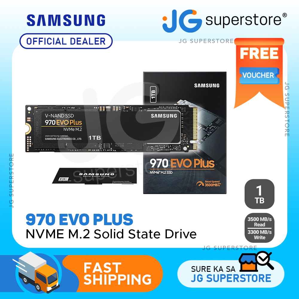 Samsung 970 EVO Plus NVMe 1.3 M.2 PCIe Gen 3.0 x4 SSD Solid State ...
