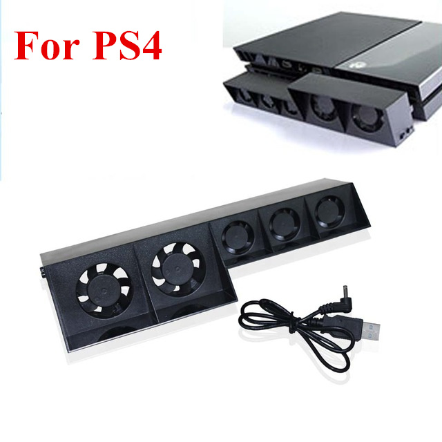 PS4 Pro Cooling Cooler Fan Super Turbo Temperature Control with USB