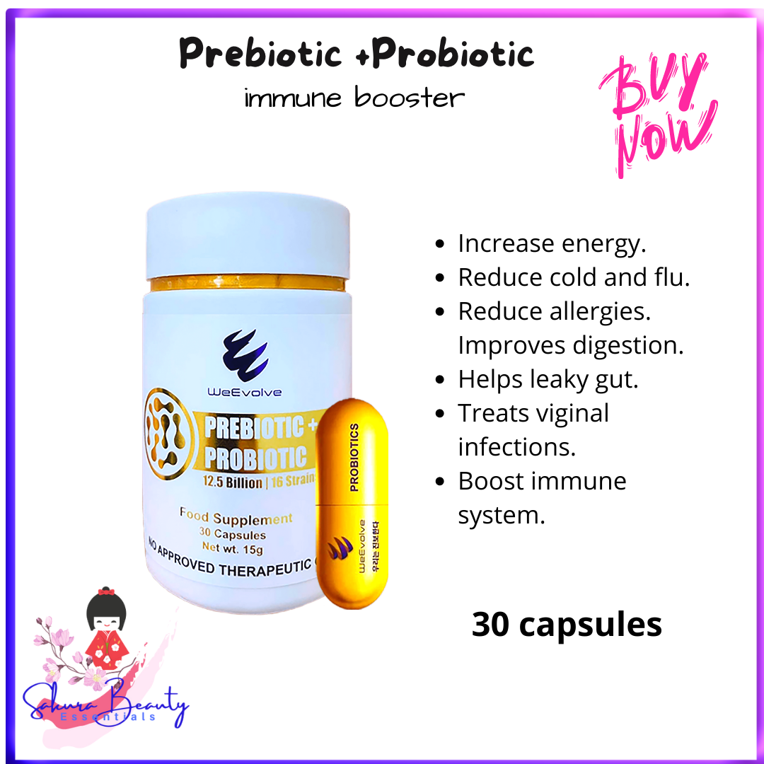 Sakura Essentials Authentic Probiotic Prebiotics Capsule Tummy Safe