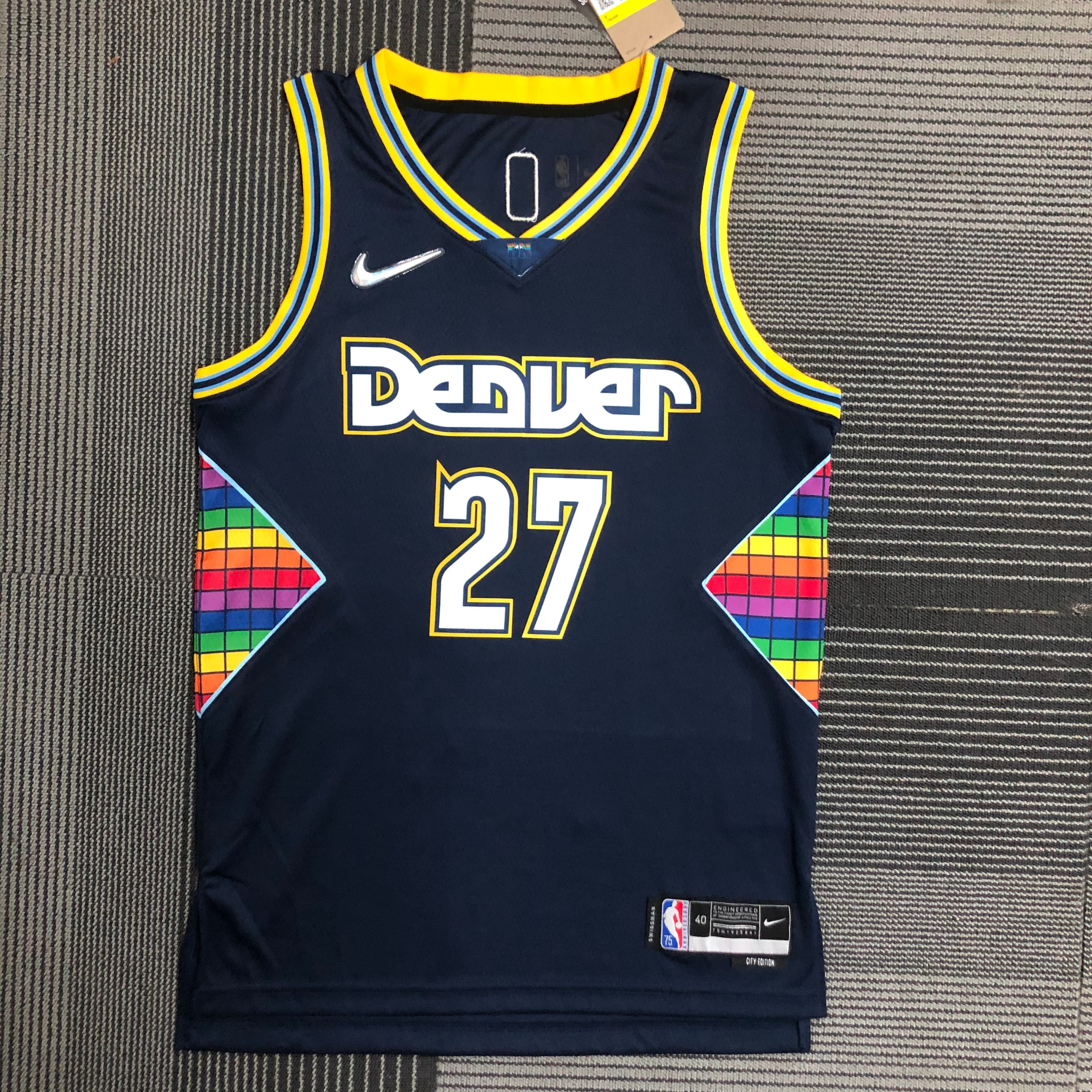 Clean Up / Relaxed  Mens 47 Brand Denver Nuggets 23 Nba City Edition Clean  Up Gray ⋆ Madden Maritime