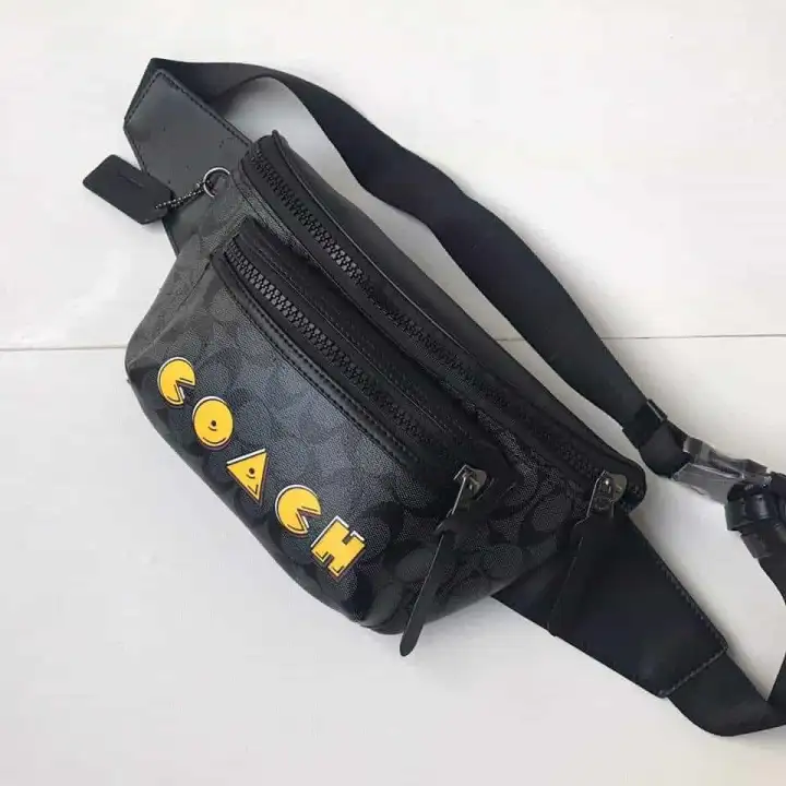 coach pac man belt bag