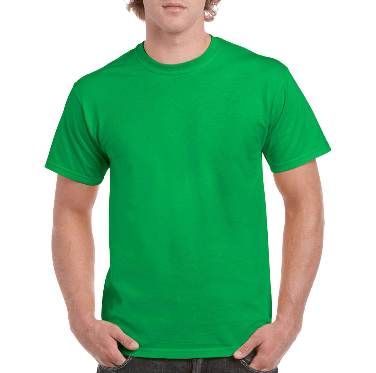 Softex Plain Shirt-Best For Tshirt Printing (Color: Emerald Green ...