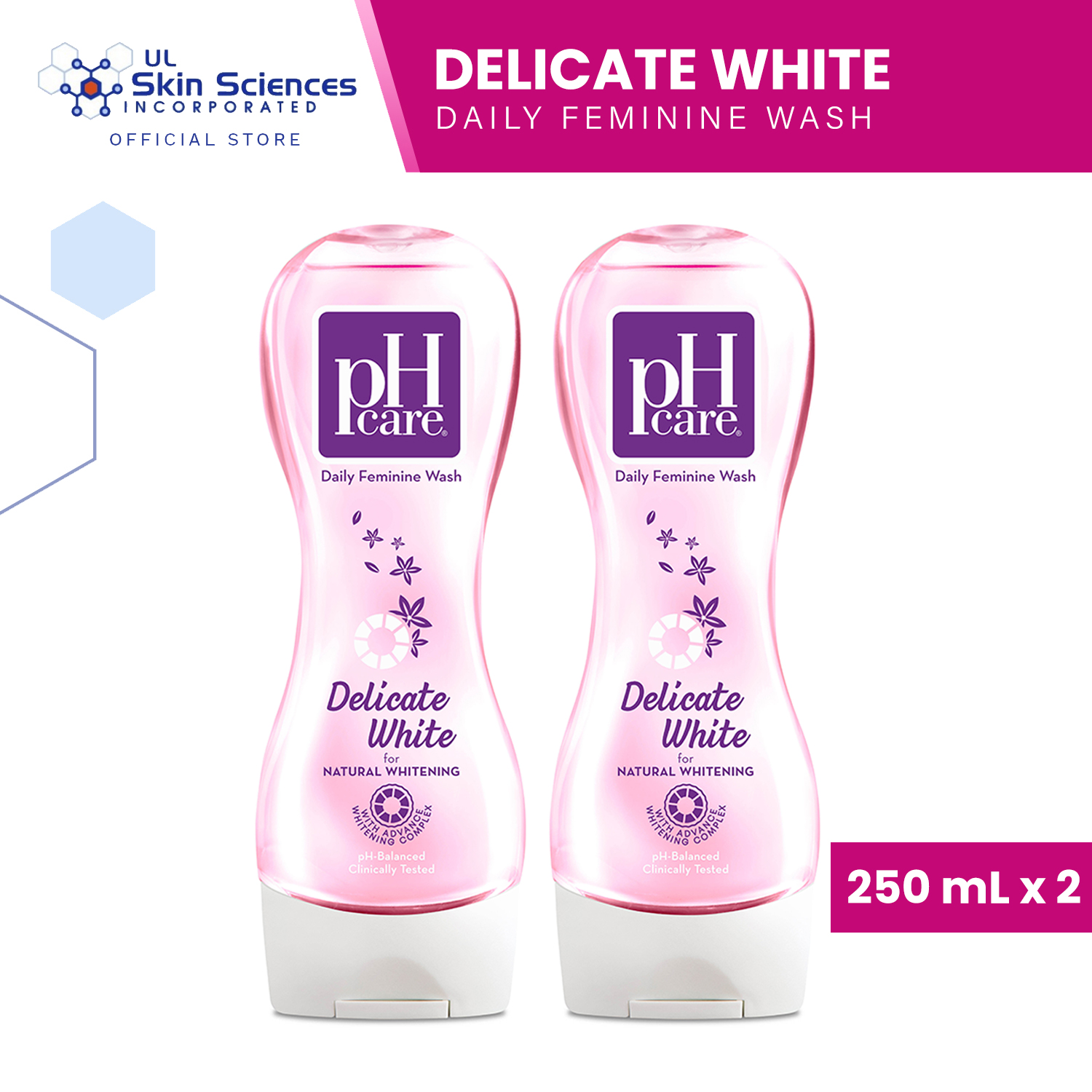 pH Care Daily Feminine Wash Delicate White 150mL