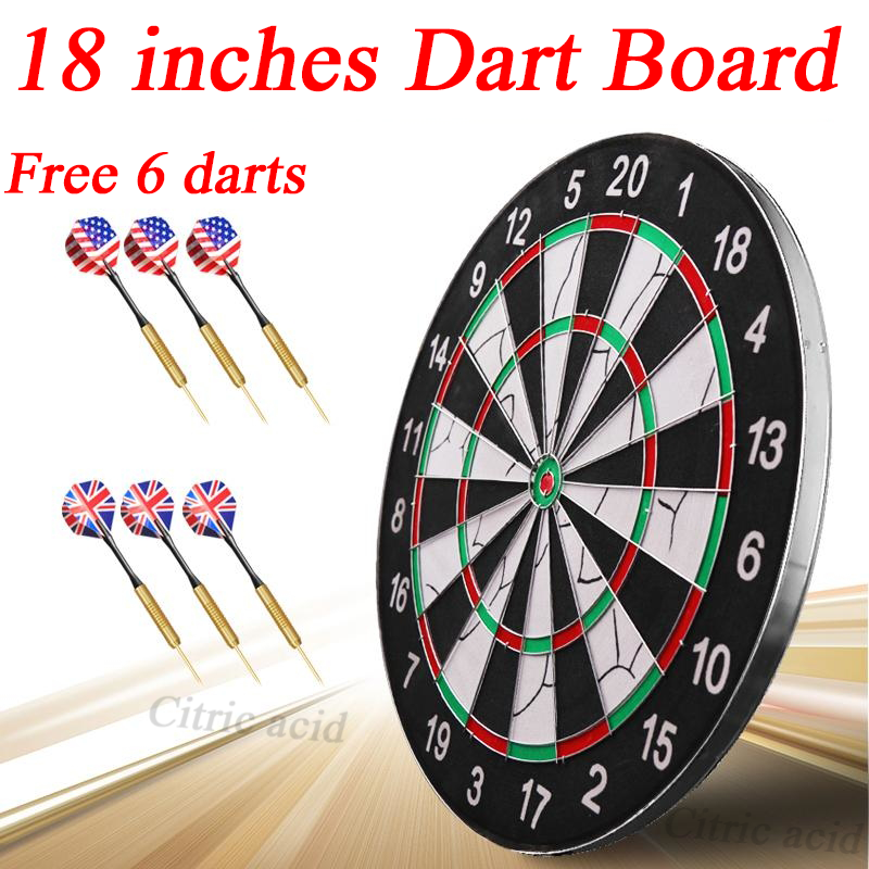 Professional Dart Board Set Original With Double Sided Flocking Dart ...