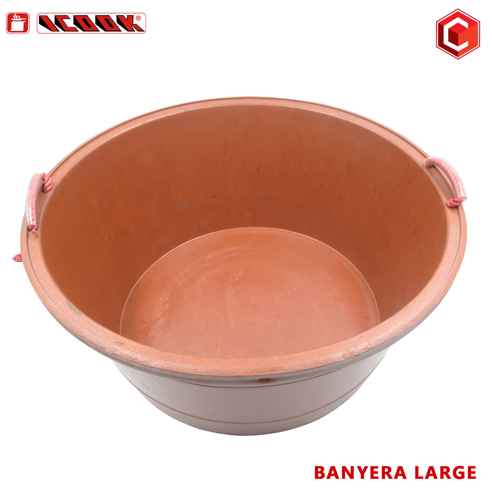 Industrial Grade Rubberized Plastic Basin Fish Banyera Round Banyera