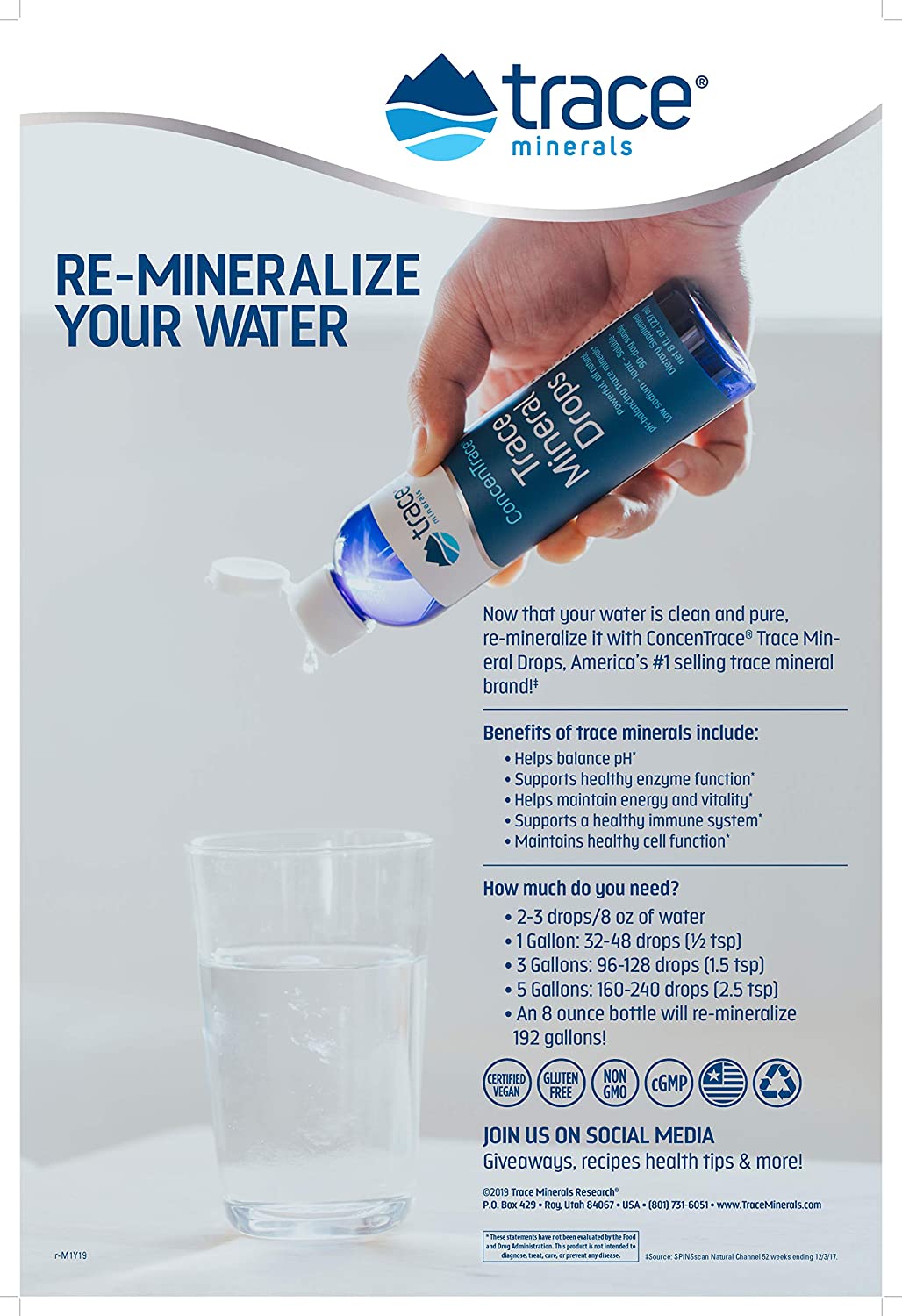 Sale 57 Off Trace Minerals Research トレース ミネラルズ リサーチ Mineral Drops 237ml 8oz Vegyard Jp