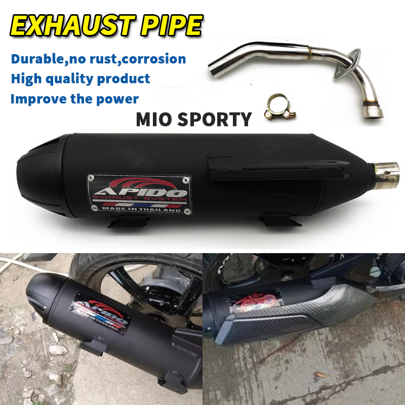 PMShop Mio Sporty Muffler Pipe V4 1set Exhaust Muffler Pipe for ...