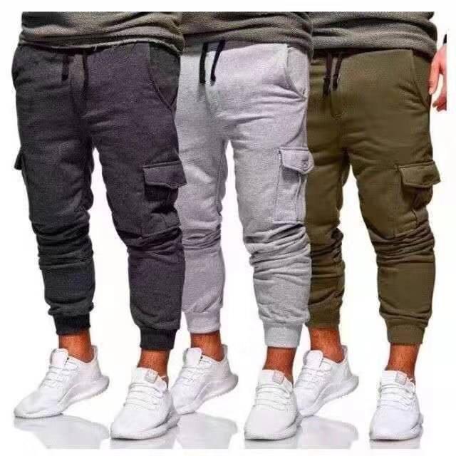 Tstyle Korean New Six Pocket Jogger Cotton Pants For Men A259