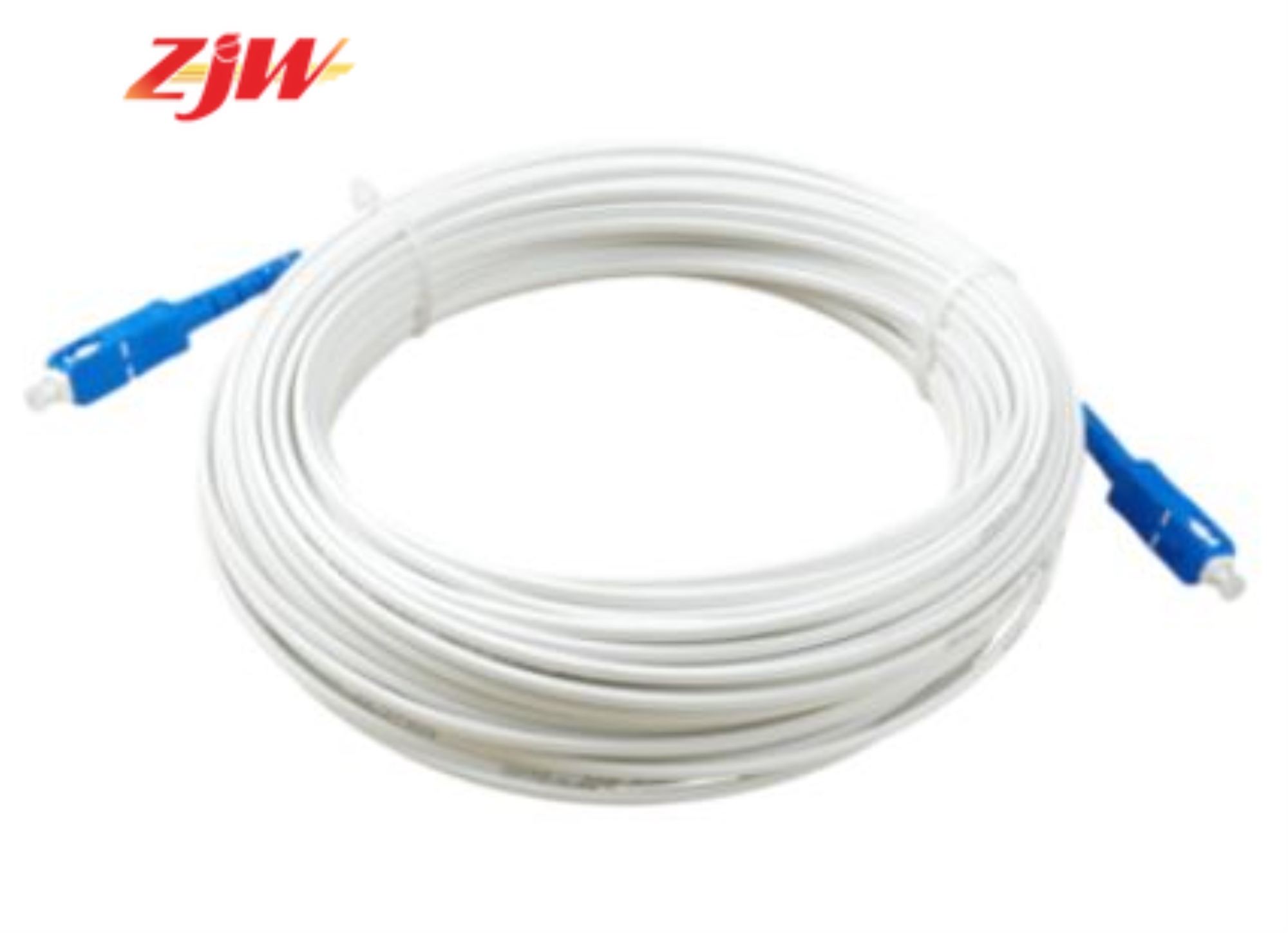 30m 50m 100m Sc Sc Fiber Cable 1 Core Sc Drop Optic Patch Cord Single Mode Simplex Ftth Drop 2683