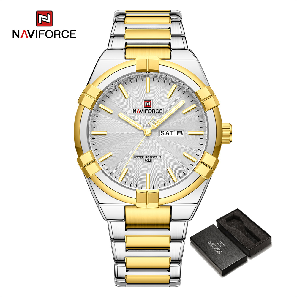 Naviforce gold best sale