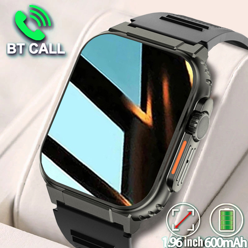 LIGE AMOLED HD Screen Bluetooth Call Smart Watch Men 600Mah Large