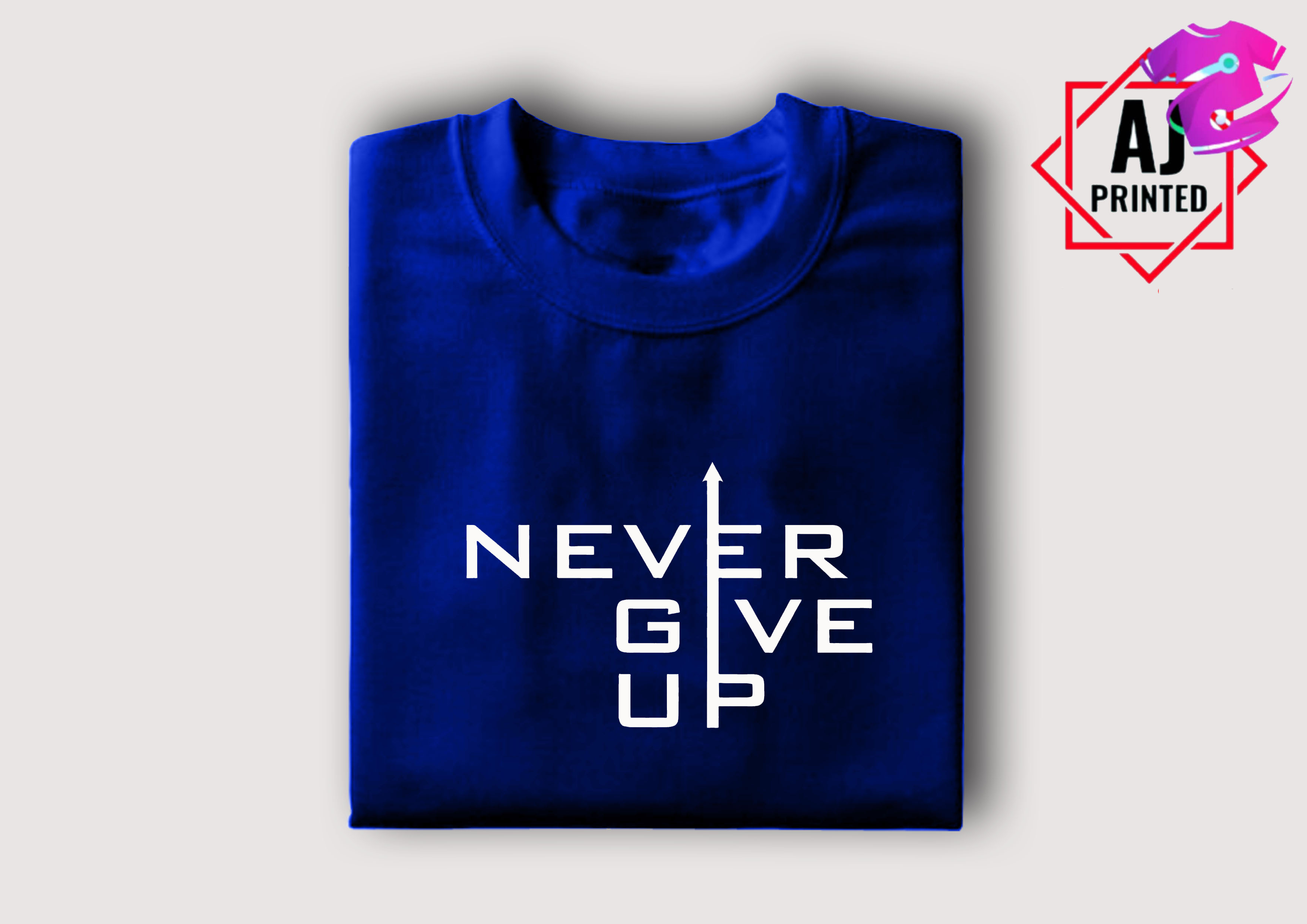 PRINT T-SHIRT NEVER GIVE UP NGU FOR MEN AND WOMEN | Lazada PH