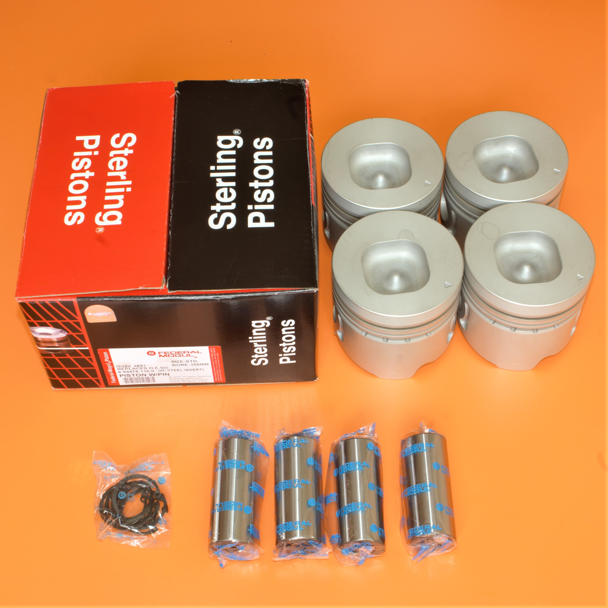 Federal Mogul Piston Set Standard Size Fits Isuzu 4BE1 Lazada PH