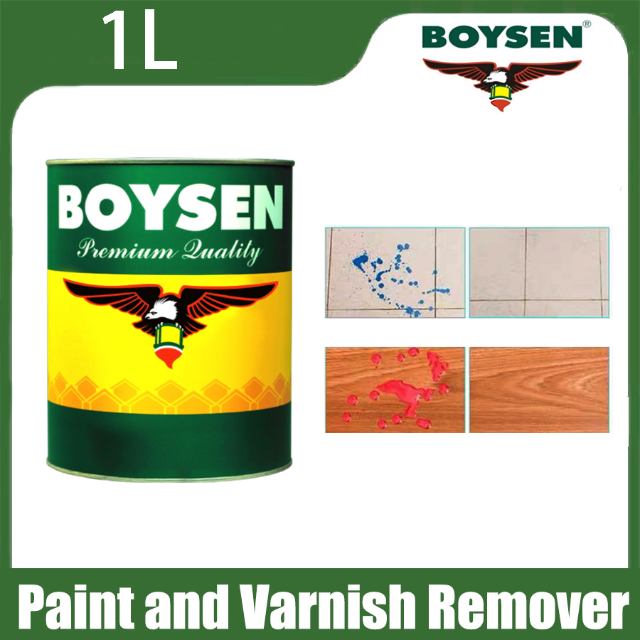 BOYSEN Original Paint and Varnish Remover 1L Metal Wood tile glass