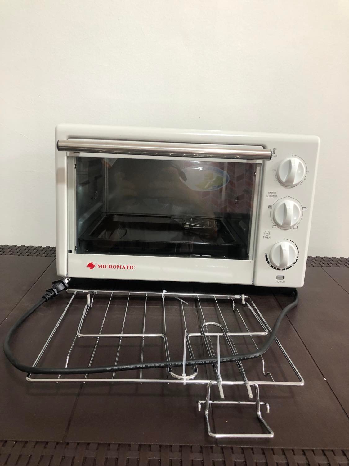 MICROMATIC Electric Rotisserie Oven with grills 19L Lazada PH