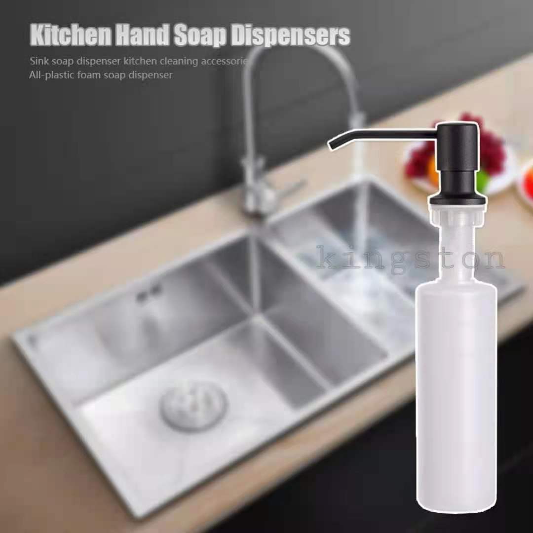 1PC Stainless Steel Kitchen Sink Countertop Soap Dispenser Surface