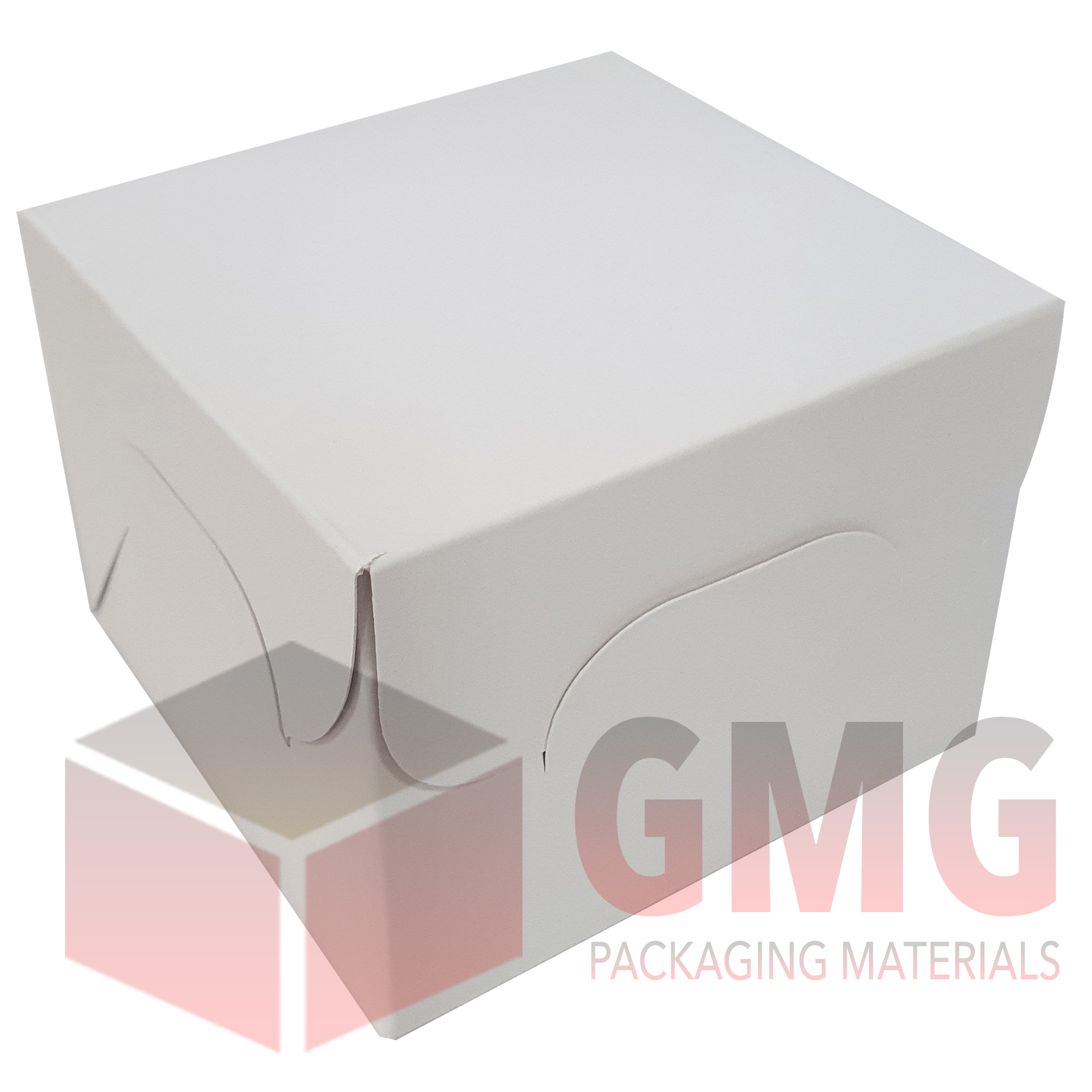 GMG Mini Cake Box Pastry Box Single Cupcake Box Gift Box 4 x 4 x 3