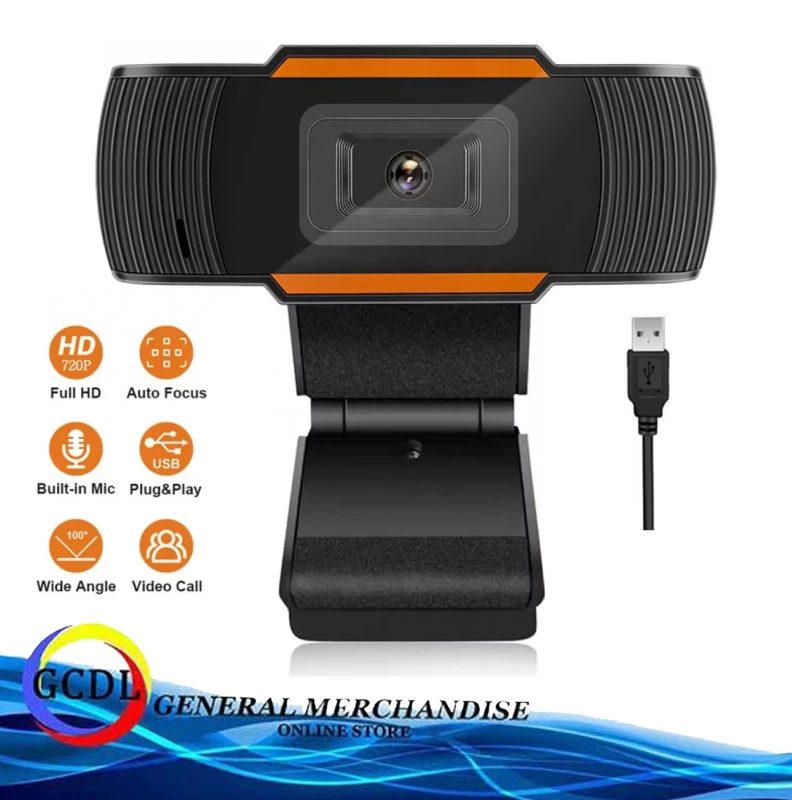USB Webcam HD 1080P/720p/Web USB Camera Manual Focus Computer Cam Built-in Microphone For PC Laptop Video Recording Online Webcams