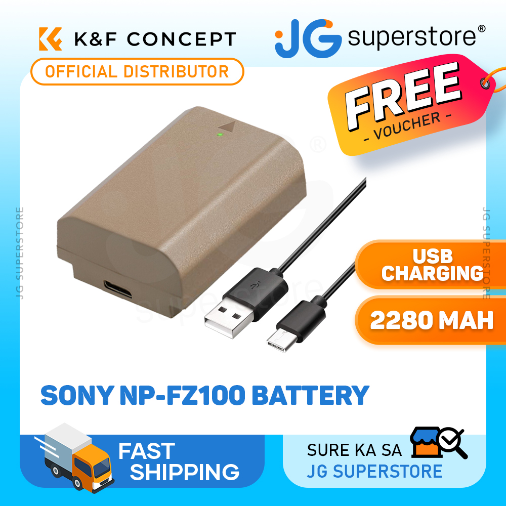 NP-FZ100 Camera Battery with Type C Direct Chargeable Port - K&F Concept