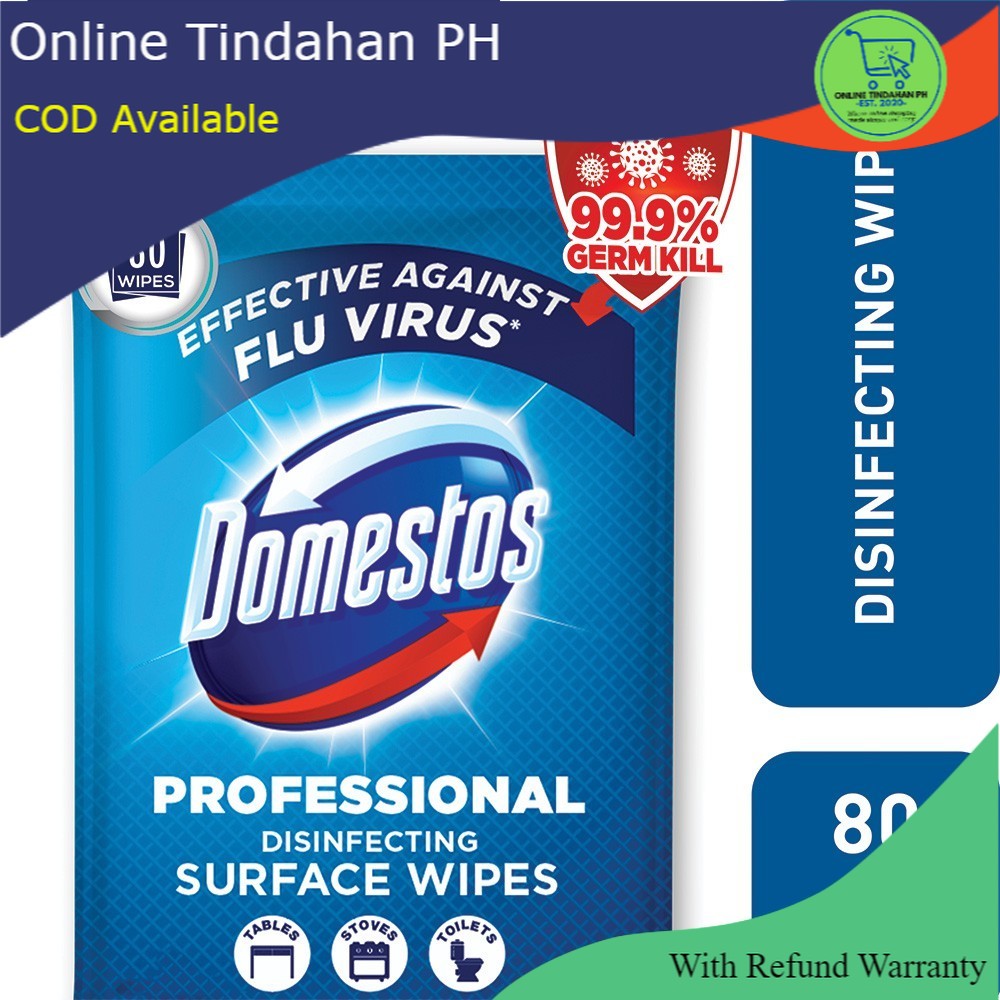 Domestos Pro Disinfecting Wipes 80s Lazada PH