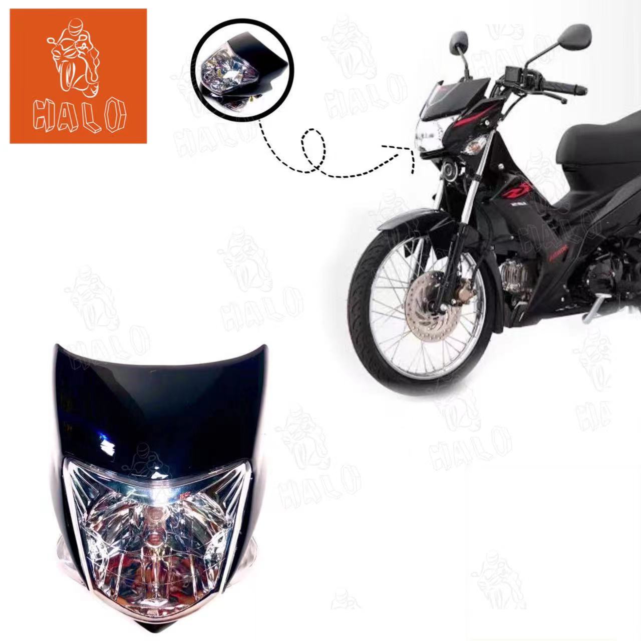 HALO MOTOR] MOTORCYCLE XRM125RS HEADLIGHT Lazada PH