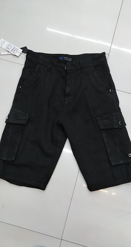 cheap black cargo shorts