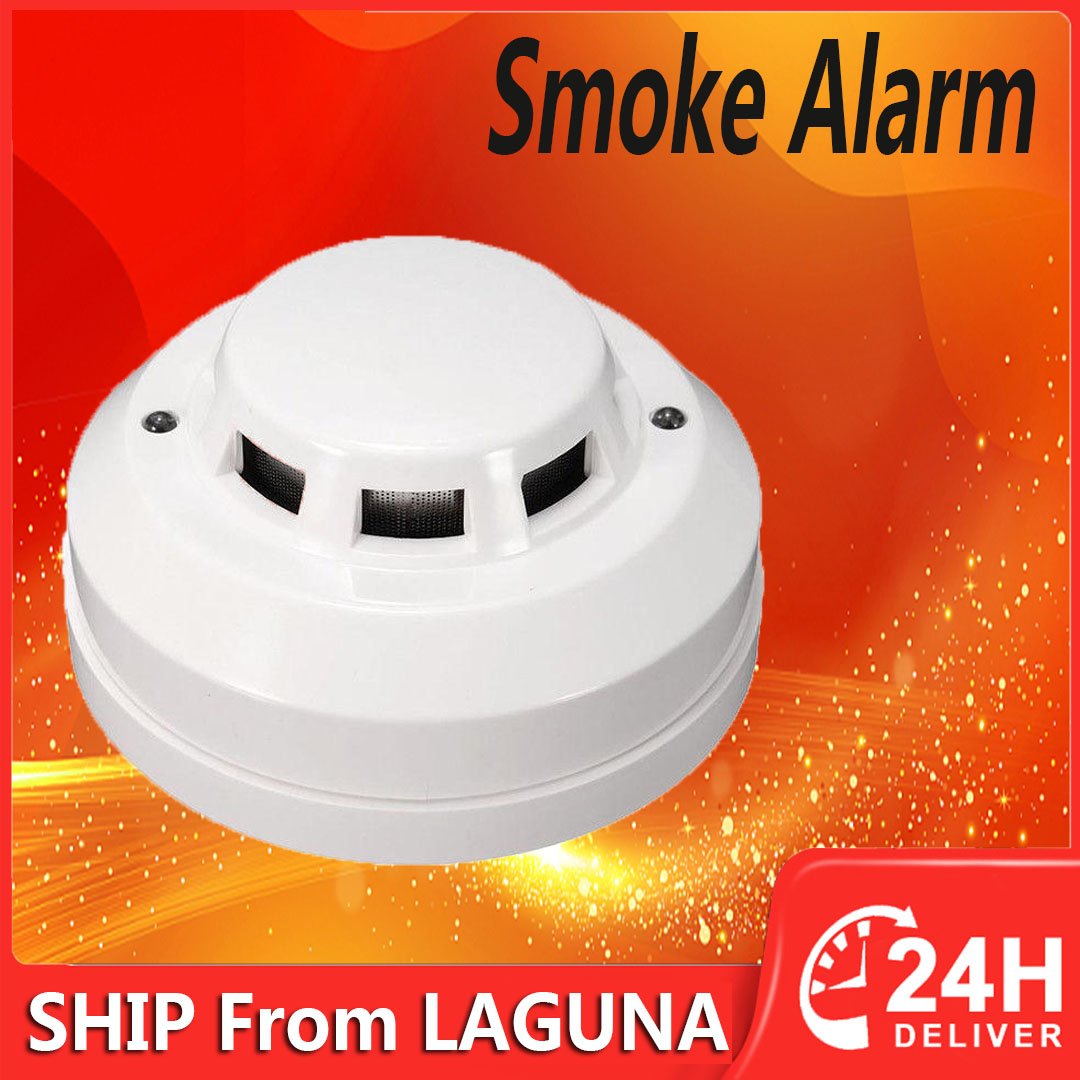 【COD】Smoke Detector Fire Alarm 2/4 Wire DC936V Life Photoelectric