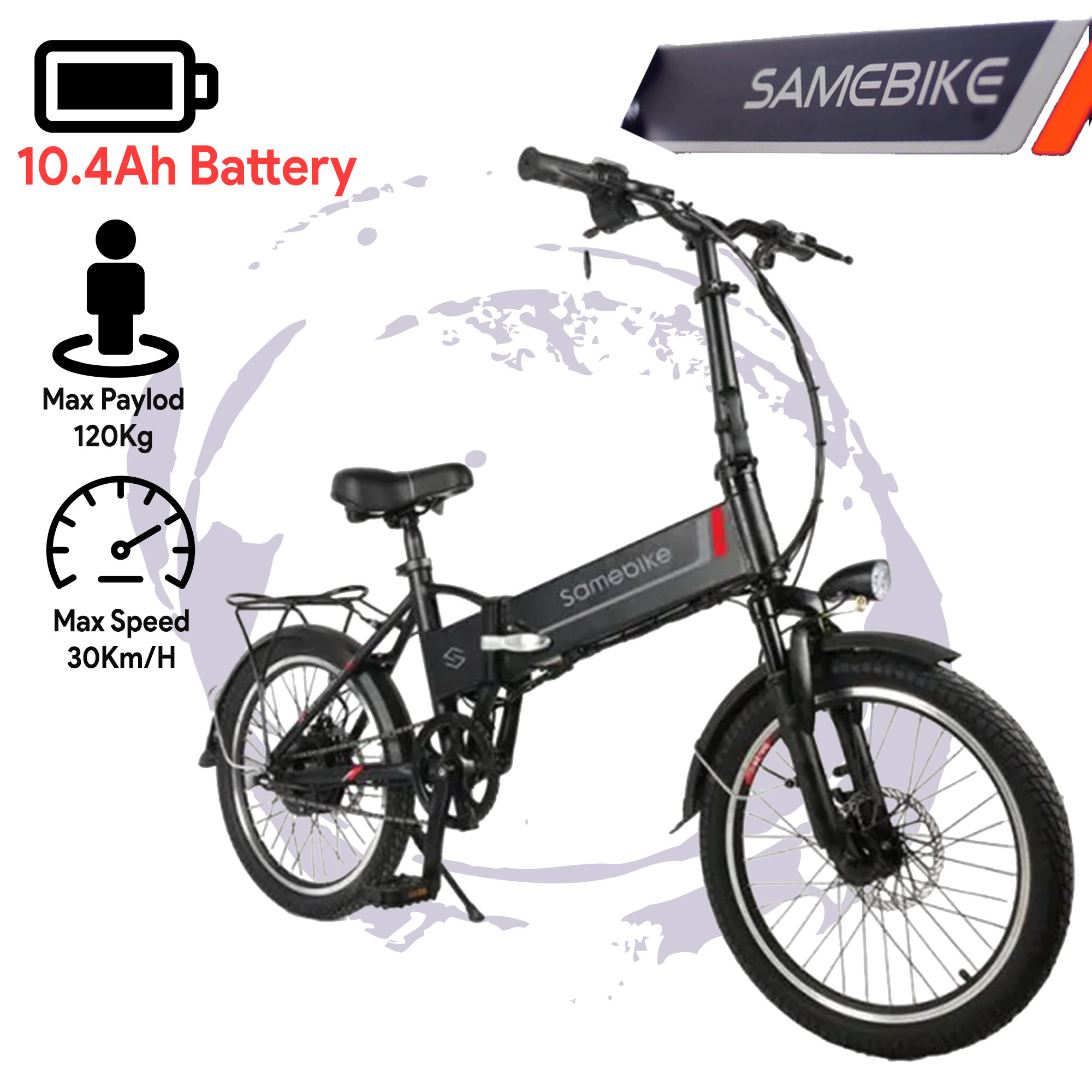 souleader folding electric bike