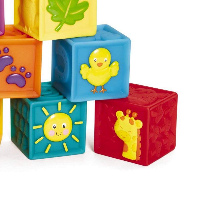 ELP Gift bag, handbag, children's soft rubber blocks, baby soft