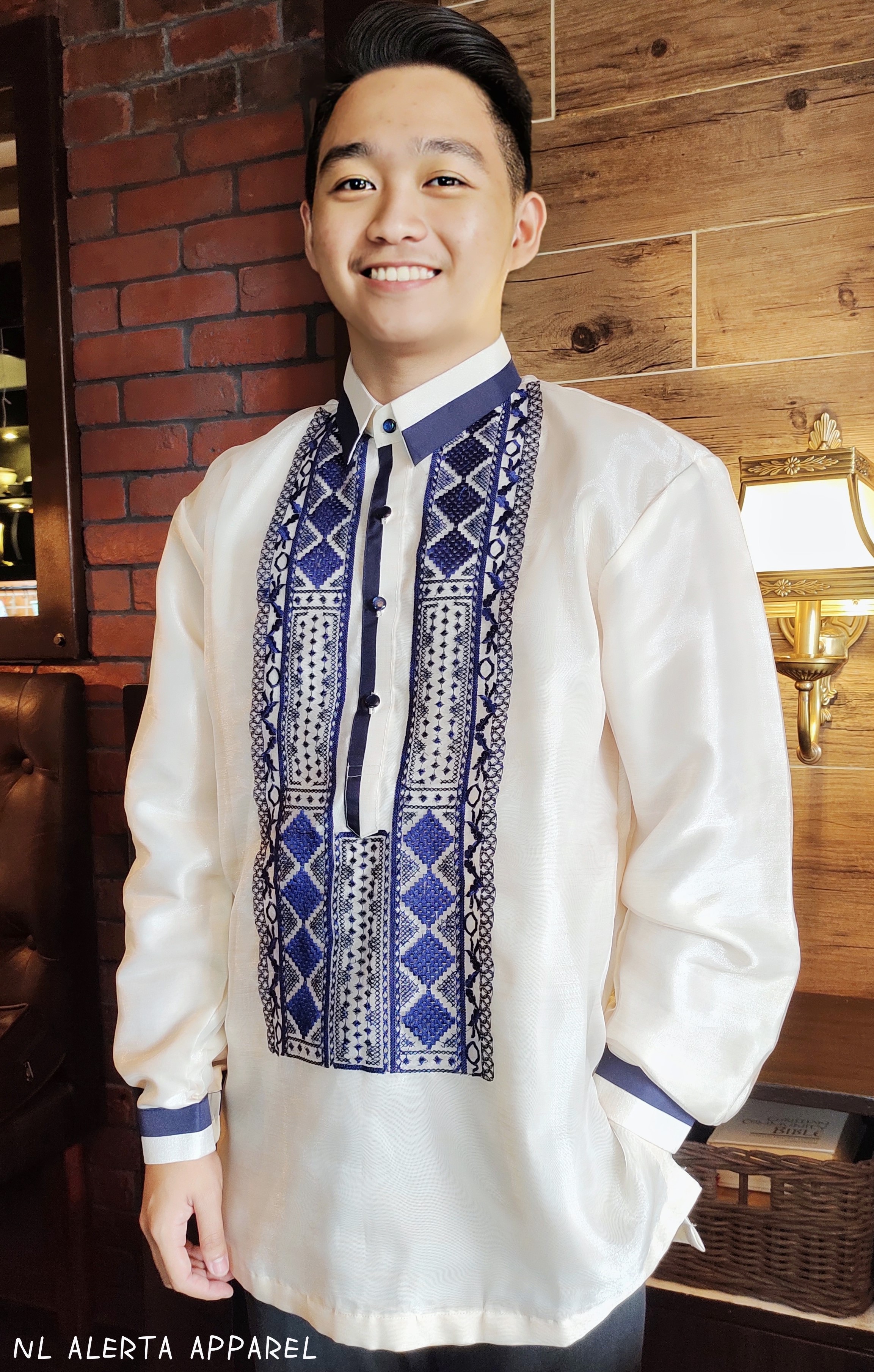 Modern Filipiniana Barong For Men And Women Couple Individual Selling