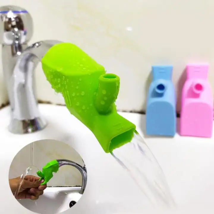 Faucet Extender Silicone Faucet Drinking Fountain Cartoon Splash