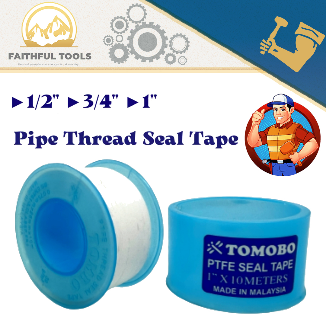 TOMBO TAPELON TAPE 1/2", 3/4", 1" PTFE Seal Tape Water Pipe Thread